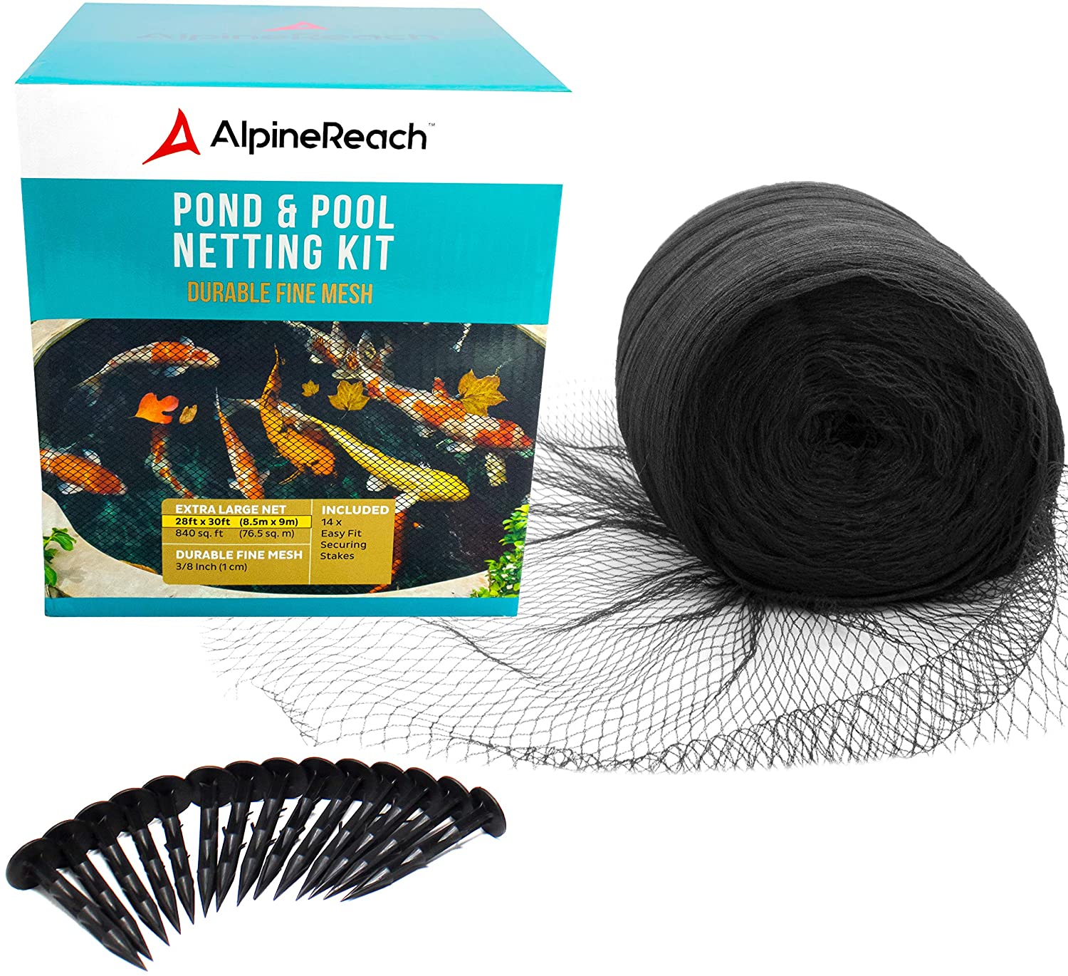 AlpineReach 8.5m x 9m Koi Pond Netting Kit